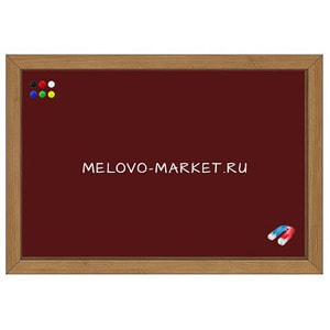 Melovo-Market Доска для мела магнитная. RAL-8012