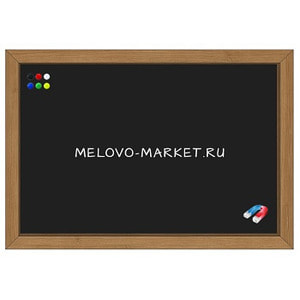 Melovo-Market Доска магнитно меловая настенная. RAL-8022