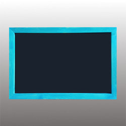 Меловая доска в рамке "Синяя глазурь"
